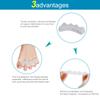 1Pair Silicone Toe Protector Finger Toe Separator Bunion Corrector Foot Stretchers Straightener Protector Pain Relief Foot Care