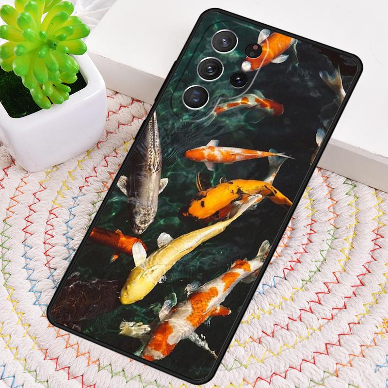 Carp Fish Phone Case for Samsung Galaxy Note 10 Pro S26 Ultra S23 S24 FE S25 S21 S22 PLUS Shockproof Cove