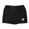 DESCENTE Volleyball Inner Designed by Elastic Size S Women's Pants, Kurihara, Waist, One-Point Print, DVB-7205W Black,