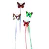 1Pcs Cute Butterfly LED Light-Emitting Fiber Optic Wire Hairpin Luminous Silk Braids Styling Tool