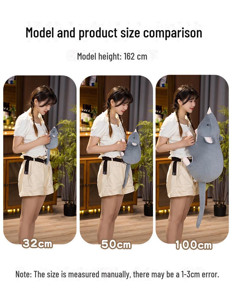 Çizgi Film Fare Peluş Oyuncak: Çocuklar için Burç Fare Konfor Bebeği