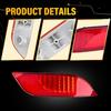 2PCS Red Rear Bumper Reflectors For Subaru Crosstrek Impreza WRX XV 2008-2017 EA