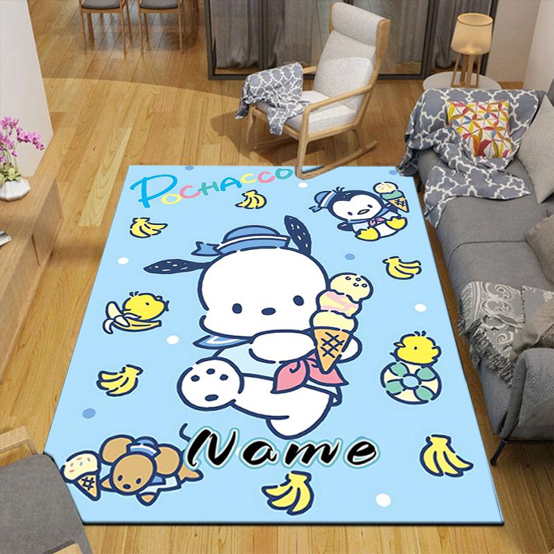 Custom 1Pc Pochacco'S Sweet Adventure Rug Office Carpet Indoor Outdoor Entrance Doormat Nonslip Soft And Comfortable Living Room D491522