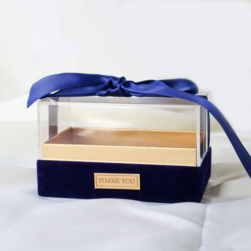 Klare Acryl-Geschenkbox für Hochzeiten und Veranstaltungen