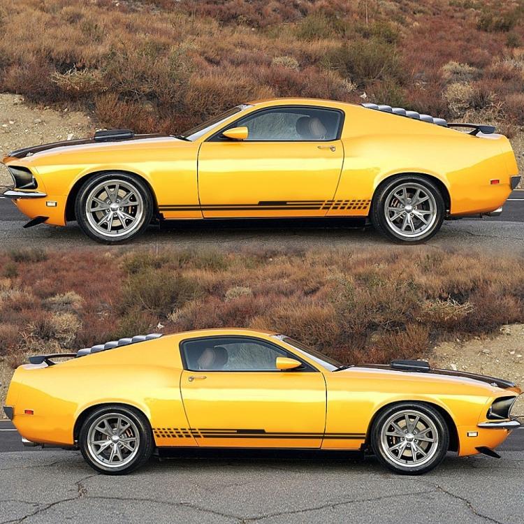 D-730 Stripe Pattern Car Modified Decorative Sticker