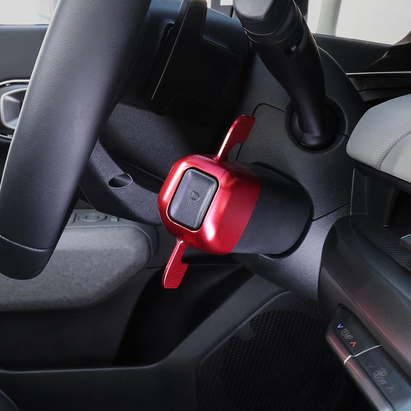 For Kia EV3/EV4/EV5/EV9/PV5/TASMAN Car Tuning Auto Aluminum Alloy Steering Column Shift Knob Cover Trim Accessories