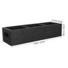 Wooden Storage Box 3 Compartment Organizer Practical Storage Cases Suitable For Storing Candy Sticky Notes Tea Bags And Remote