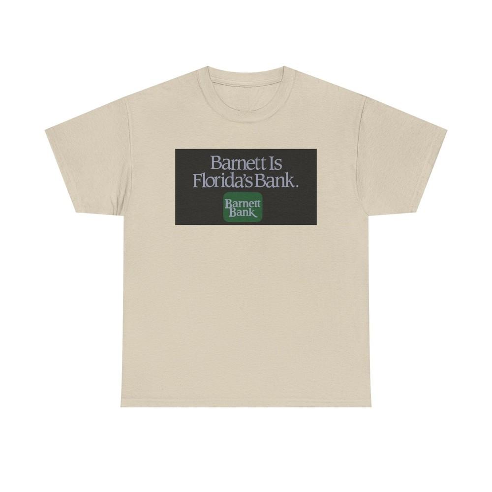

Barnett Bank Florida s Bank T-Shirt - Regional Banking Logo - Florida M