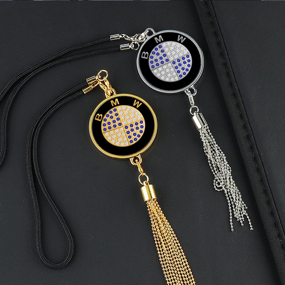Car Pendant Hanging Auto Interior Rearview Mirror Metal Lace Pendant For BMW E46 E90 E60 F30 E39 F10 E87 E92 Car Accessories