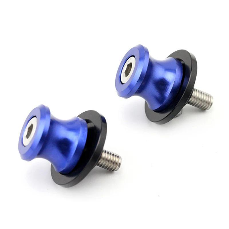 Heavy Duty Motorcycle Rear Stand Spool Swingarm Sliders Bolts Universal Mount Crash Protection for Street and Track