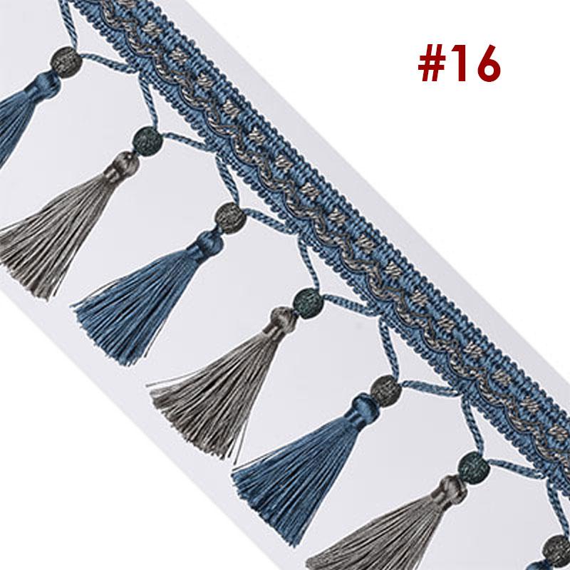 1/3M Tassel Fringe Trim Sewing Crafts Trimmings Edging Curtains Cushion Sofa Table Upholstery Sofa Decor Accessory