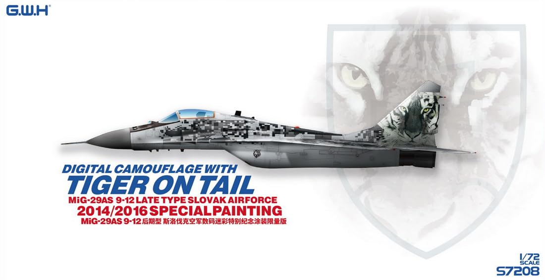 

Great Wall Hobby Словакия Пластиковая модель S7208 1/72 МиГ-29АС (Самолет)