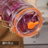 2-Piece 1L Glass Fermentation Set – Pickling Jar with Weights and Airlock for Sauerkraut, Kimchi, Kombucha, and Pickles