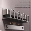 Baihan Wall-Mounted Aluminum Toothbrush Holder with Cups