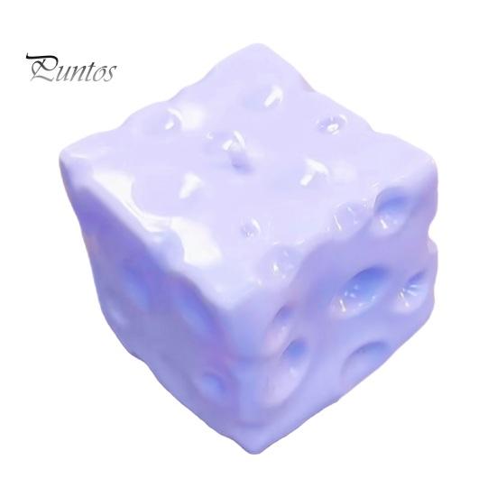 Tactile Fidget Toy Blueberry Cheese Squeeze Toy, Slow Rising Stress Relief for Rebound Kids Adults, Sensory Hand Exerciser Desk Decoration And Anxiety