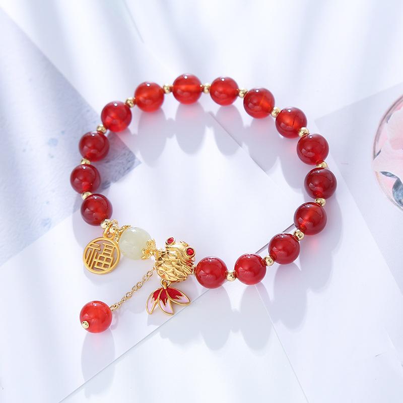 Natural Agate Braceletfashion Women Daily Jewelry Gift