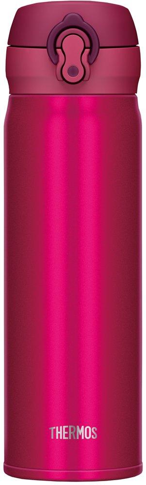 Thermos Vacuum Insulated Portable Mug Open Strawberry Red SBR [One-Touch Type] 0.5L JNL-502