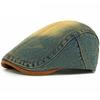 HT5042 Beret for Men Women 100% Cotton Denim Beret Hat Male Female Ivy Flat Cap Retro Artist Painter Hat Spring Autumn Beret Cap
