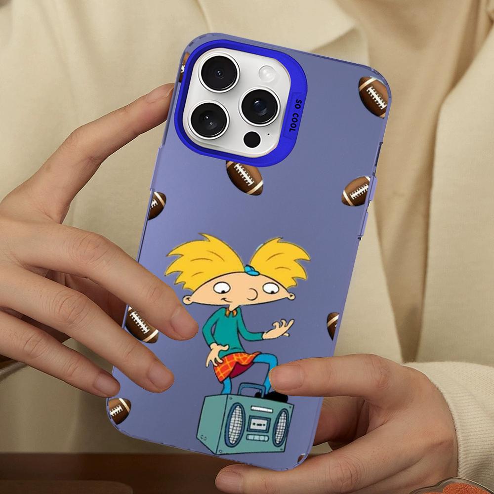 Hey Arnold Phone Case For IPhone 18 16 15 14 13 12 11 Pro Max X XR XSMAX 8 7 Plus Matte Shockproof Back Cover