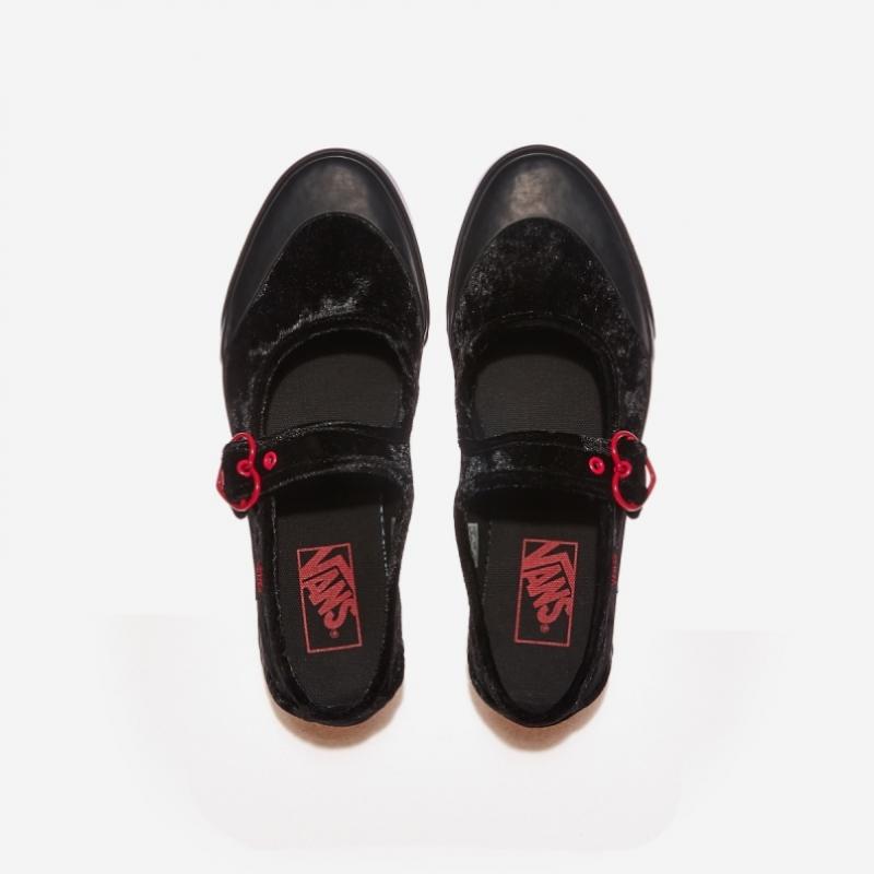 VANS★MARY JANE★HEARTS BLACK/RED Vans Mary Jane Heart Black Red Hearts Black Red 8 4 – buy