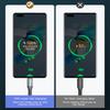 ULA5   For Mercedes-Benz GLC X253 X254 C-Class W205 W206 A-Class W177 GLA W213 100W Car Fast Charging 3 In 1 Multi Phone Charging Cable