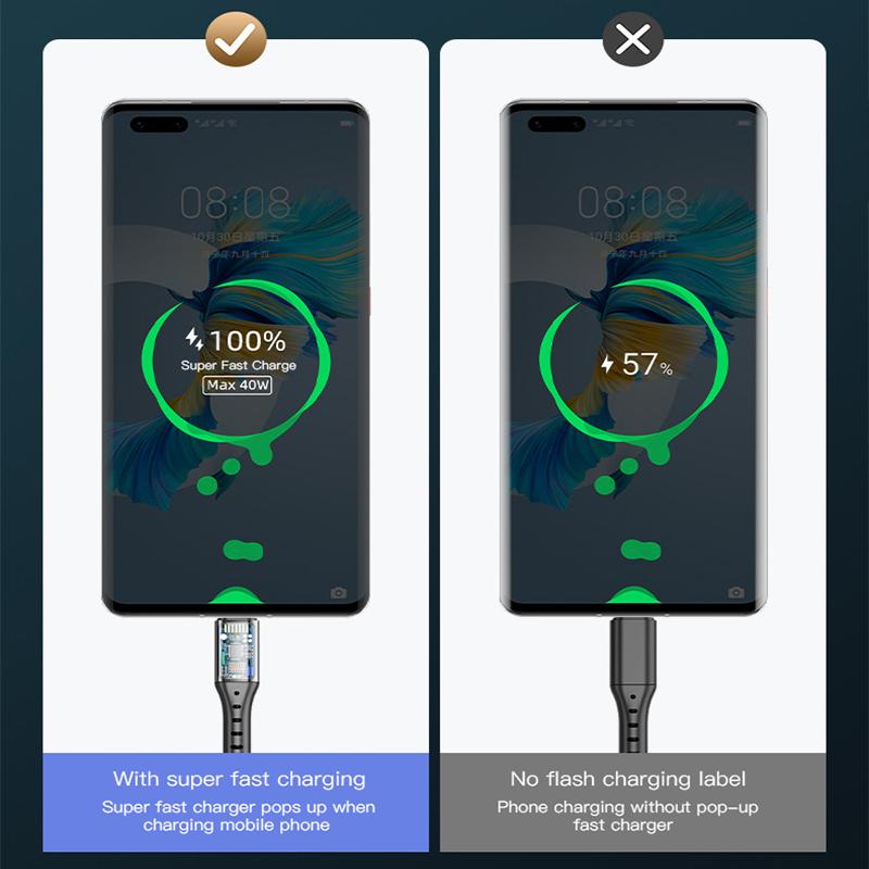 ULA5 For Mercedes-Benz GLC X253 X254 C-Class W205 W206 A-Class W177 GLA W213 100W Car Fast Charging 3 In 1 Multi Phone Charging Cable