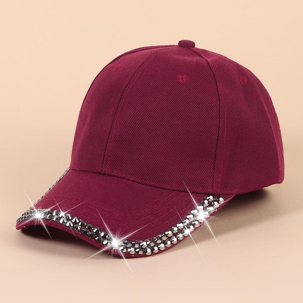 Casquette de baseball Étoile de mer Strass Mode Été Femme