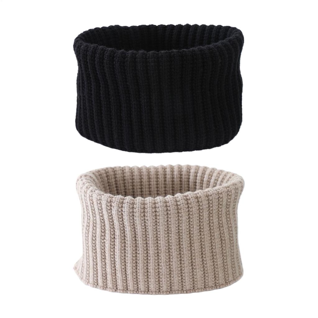 Neck Warmer Knitted Neck Scarf Warm Windproof Cervical Collar Thick Design Winter Scarf Men Women Collar Ring Scarf warm Mask