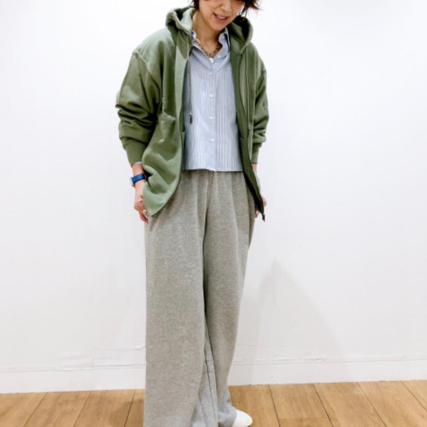 Uniqlo X JW Anderson Collaboration SS25 Solid Color Embroidered Logo Zipper Loose Fit Hoodie Unisex hoodies Green 476229-53