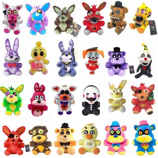 spot New 18 CM Five Nights at Freddy's FNAF Plush Toy Stuffed Bear Rabbit Game Toys Kids Birthday Christmas Gift