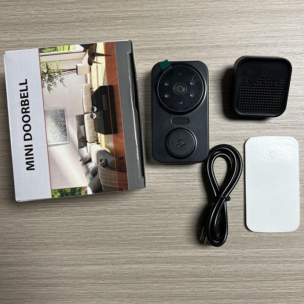 WiFi Smart Video Doorbell Camera 2-Way Audio Wireless Visual Intercom Doorbell Intelligent Doorbell Indoor Outdoor Surveillance