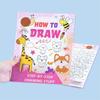 3PCS How to Draw Adorable Everything: A Simple Step-by-Step Guide for Beginners – From Animals and Food to Vehicles Instruments