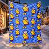 Coraline Pattern Blanket for Home Decoration, Bed, Sofa, Car Travel, Camping, Suitable for All Seasons, Birthday Christmas Gift