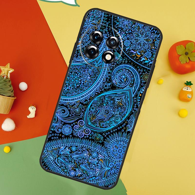 Paisley Pattern Case For OnePlus 9 10 Pro 11 12 13 15 13T 13R 12R 10T 8T Nord 5 CE 2 3 4 Lite N20 N30 Cover