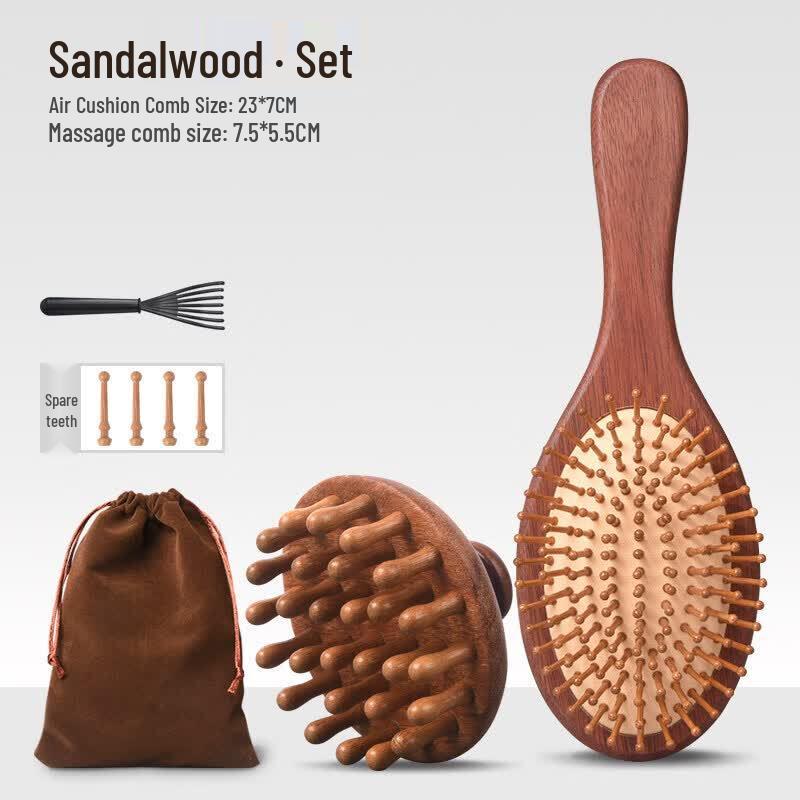 LIEI Sandalwood Air Cushion Massage Comb