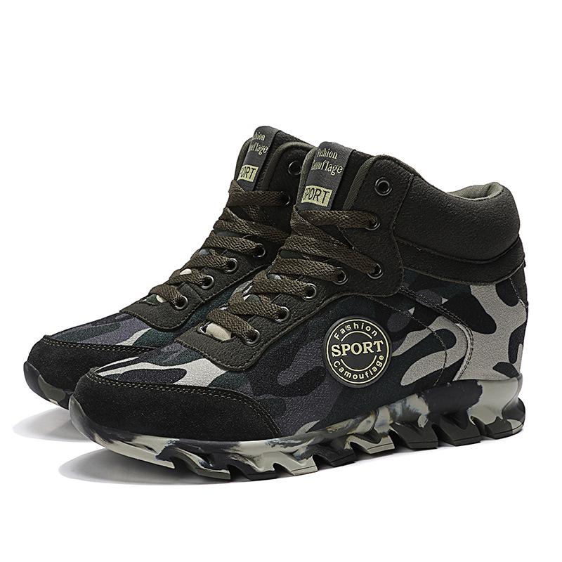 Fashion Camouflage Female Boots Women Casual Sneakers Lace up Autumn Winter Ankle Boots for Women Shoes Big Size 35-42 WSH3422