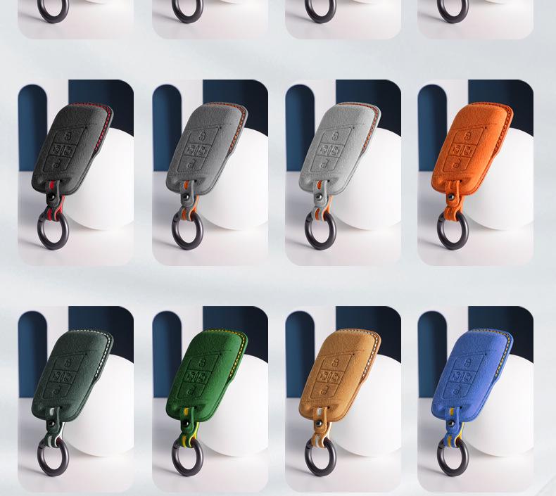 Volkswagen Car Models Three-Dimensional Alcantara Suede Key Case