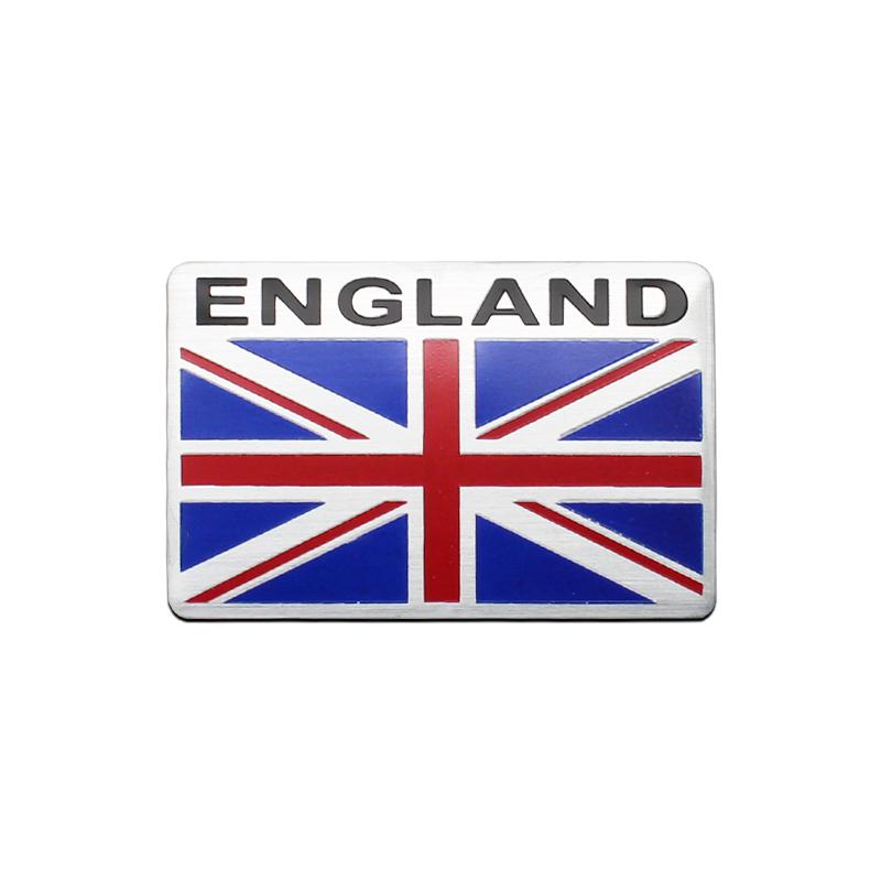 Auto Styling 3D Aluminium ENGLAND Vereinigtes Königreich UK Nationalflagge Karte Auto Motorrad Abzeichen Emblem Aufkleber Auto Zubehör