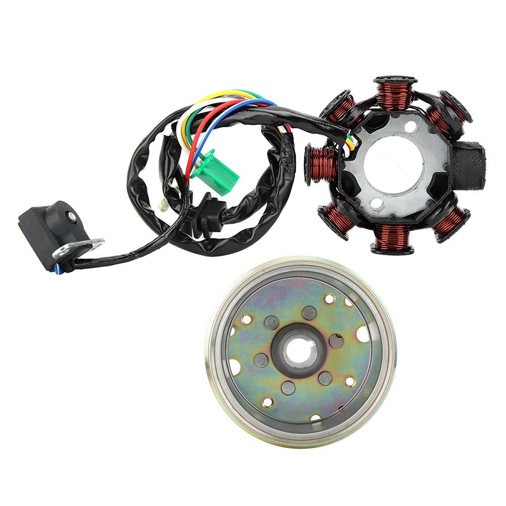 Generator Magneto Stator Coil 8 Pole Fits for GY6 125 150CC Scooter ATV Accessory