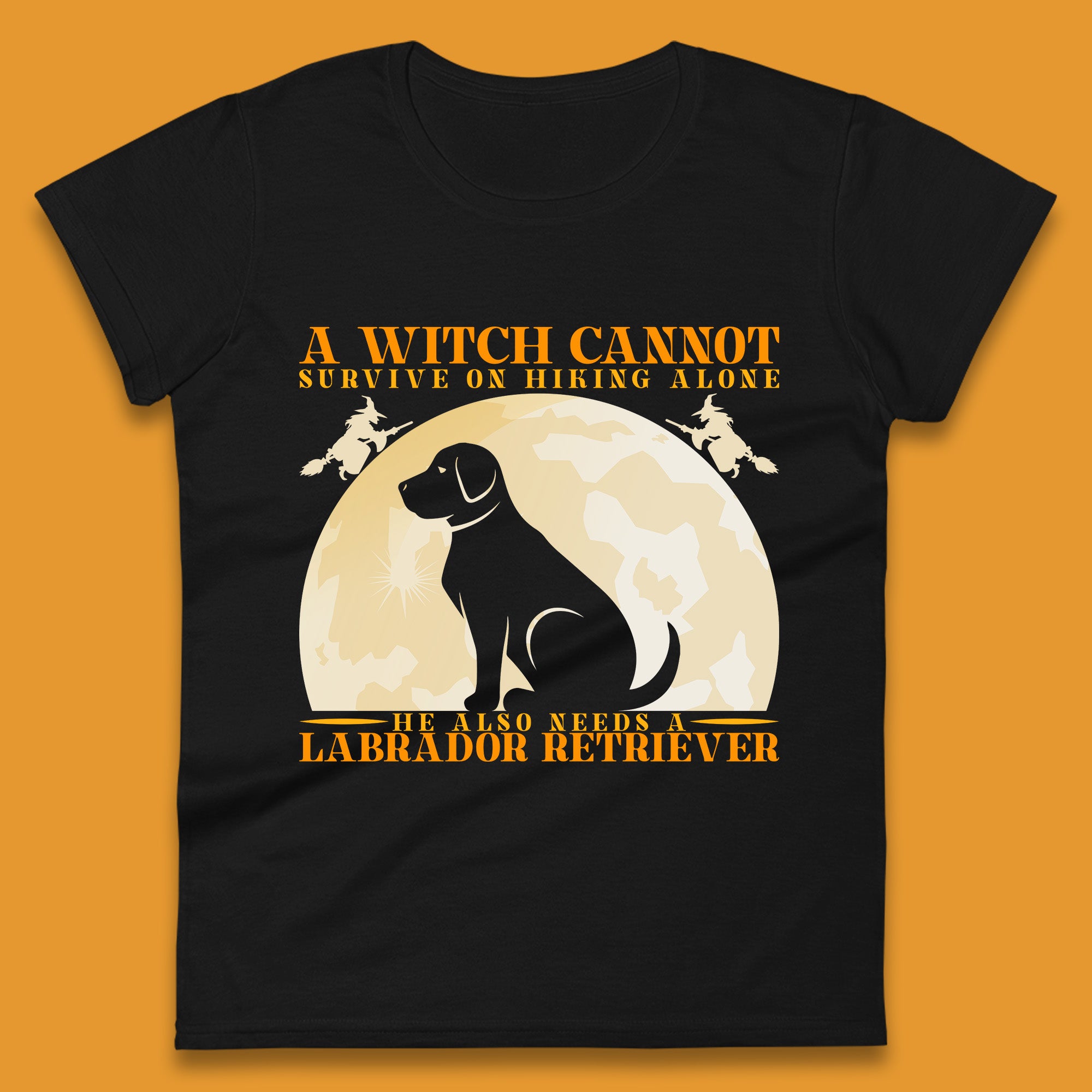 

A Witch Cannot Survive On Hiking Alone Womens T Shirt Mens Tops Tees Unisex 3XL