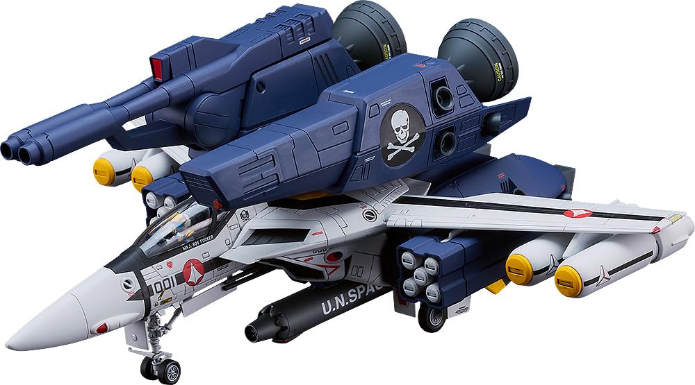 PLAMAX Super Dimension Fortress Macross: Do You Remember Love? PX08 1/72 VF 1S Strike Fighter Valkyrie Skull Leader 1/72 Scale Assembled Plastic Model