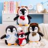 Penguin Plush Toy - Cute Winter Scarf Doll Gift for Kids