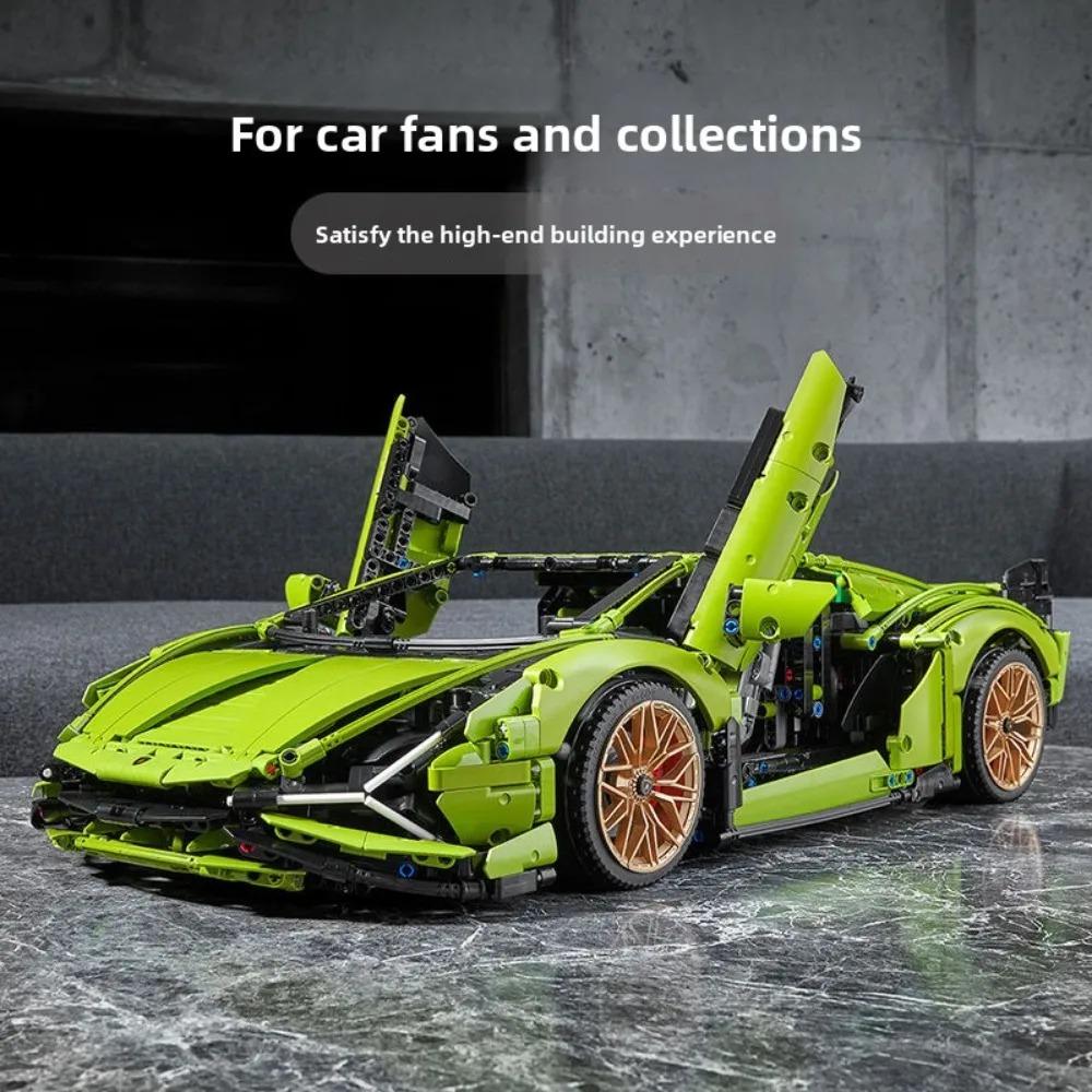 3696Pcs High-Quality Racing Car Construction Model Kit, Assembly Construction Plaything Present For Adults, Young Boys & Collectors
