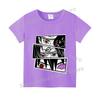 Narutos T-shirt Children Clothing Boy Girl Japanese Manga Pattern Short Sleeve Kid Cartoon Casual Sports Cotton Tee Home Clothes