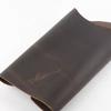 Crazy Horse Leder 2mm Kaffeefarbe Oberleder Rindsleder Öl Wachs Handgemacht DIY Leder Retro Leder Tasche Handbuch
