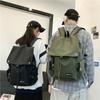 Trendy Brand Simple And Fashionable Backpack Couple Large Capacity Junior High School Student Schoolbag Foreign Style Casual Backpack