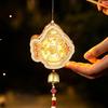 Handmade Fabric Lamp Kit Glowing Mid Autumn Craft Windchime Lantern DIY  Gifts