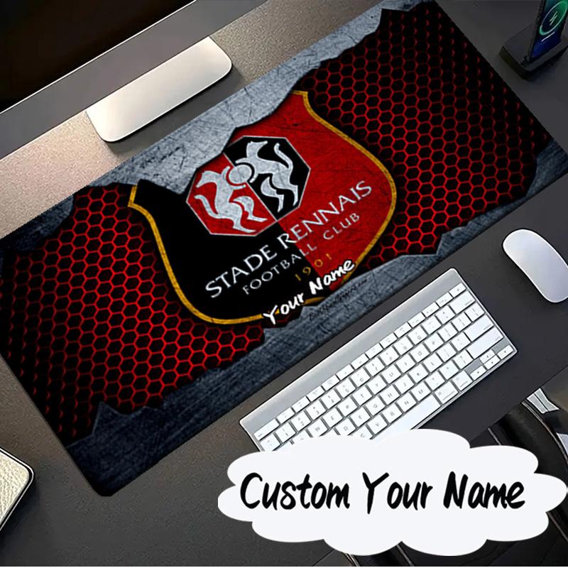 Custom Name Mouse Pad Stade Fc Emblem Mouse Pad, Gaming Mouse Pad, Keyboard Pad, Desk Decor for Computer Notebook Fan Birthday Gift