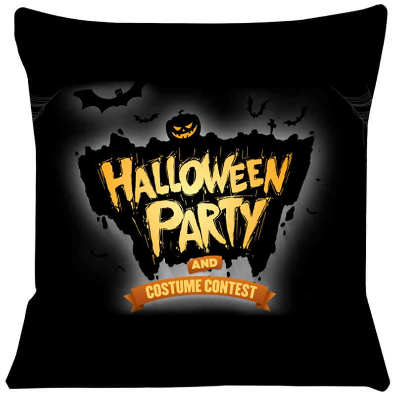 Halloween Gift Cushion Cover Comfortable Short Plush Pillow Cases Chair Car Sofa Pillow Cover Home Decorative SJ-307