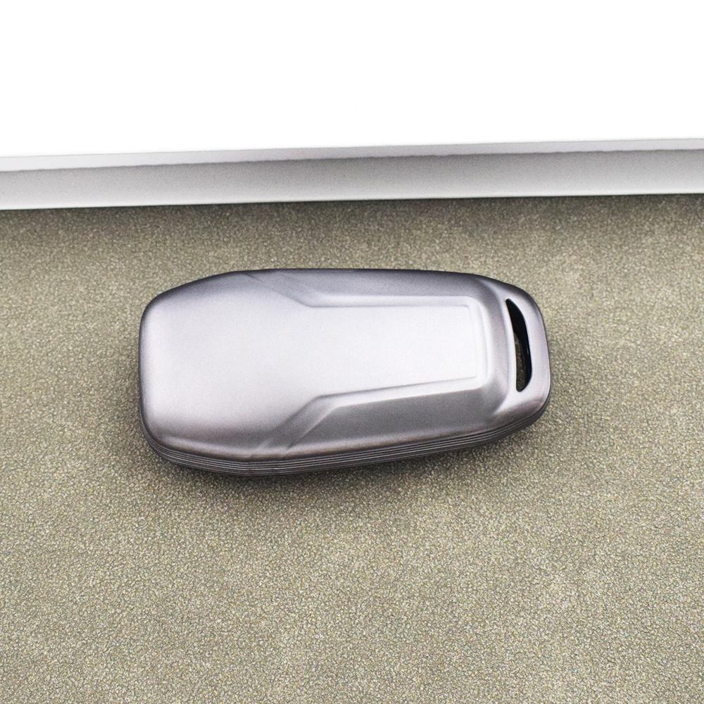 Gun Grey TPU 3 Buttons Folding Key Shell Bag Car Key Case Cover for Ford Ranger C-Max S-Max Fusion Fiesta Escort Mondeo Everest